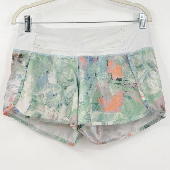 Lululemon Run Times Short *4-Way Stretch Size 6 Blushed Illusion 4" Inseam - Picture 1 of 6